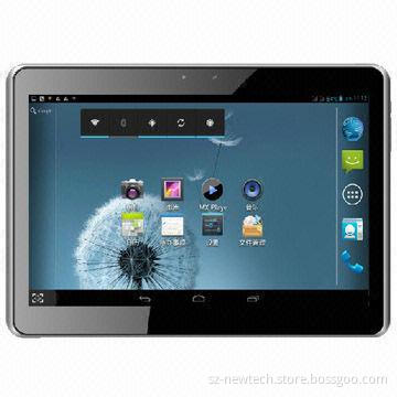 10-inch 3G Tablet PC, MTK8389 Quad Core, 1280 x 800p IPS Screen, 5.0MP Camera, 16GB ROM, GPS, TV, FM